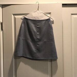 Boden light blue wool skirt US4R